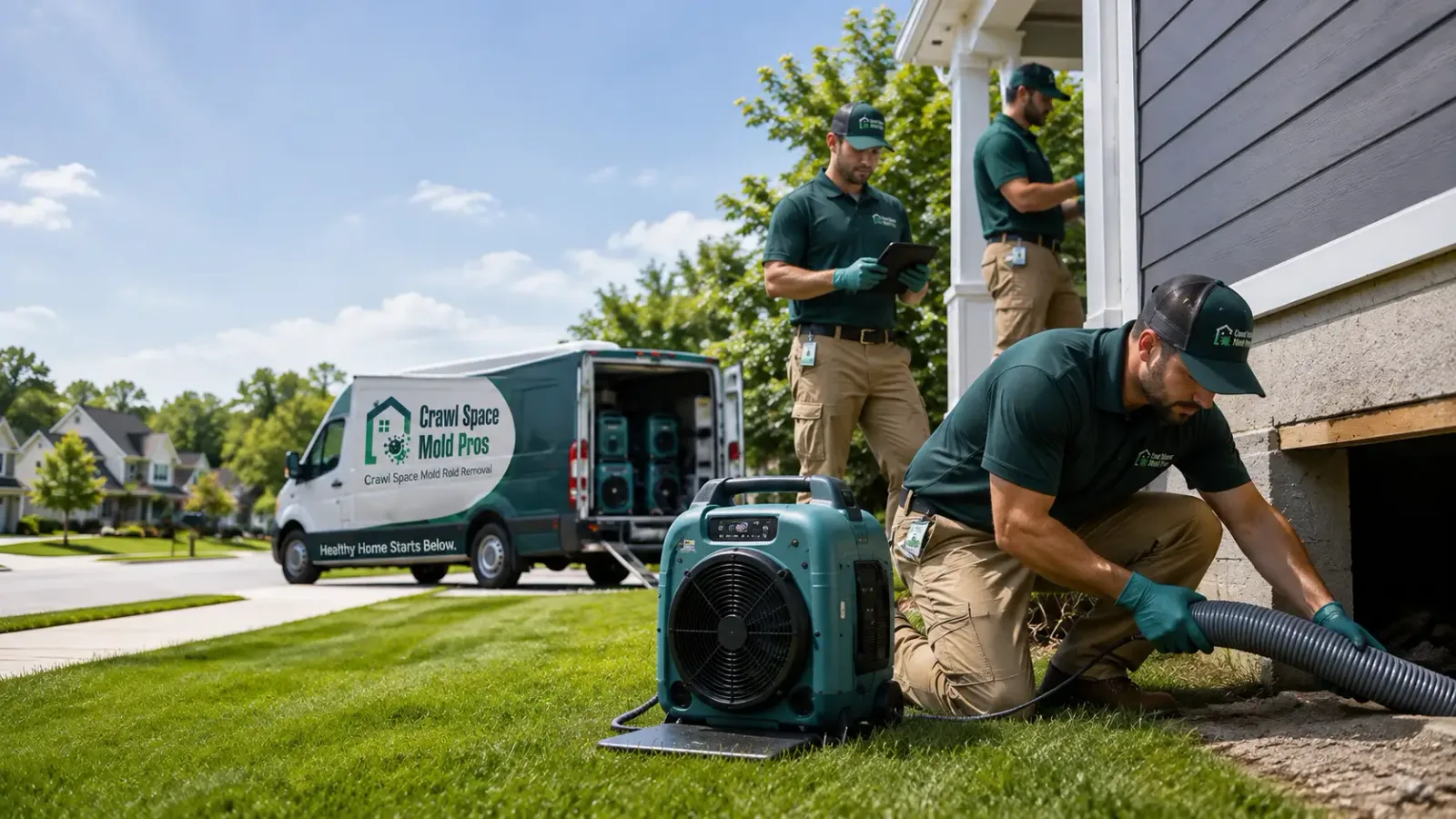Crawl Space Mold Removal in Avila Beach, CA